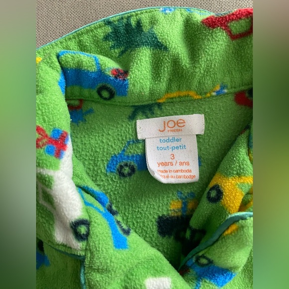 Joe Fresh Fleece Two Piece Pajamas Set Size 3T - Picture 2 of 7